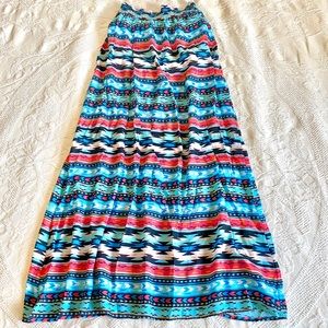 Like-New Southwest Vibes Aztec Skirt